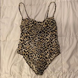 MOTEL leopard print bodysuit